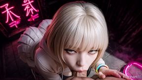 i left crimson finger marks on the graceful thighs of this arrogant eastern translator while my huge cock ruthlessly wrecked her dripping slit [ai]