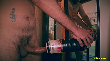 Big Uncut Cock Latino Camilo Brown Fucking Fleshlight Shooting A Big Load And Eating His Own Cum