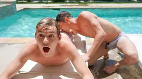 Fun contest leads to poolside anal with Taylor Reign, Jack Bailey