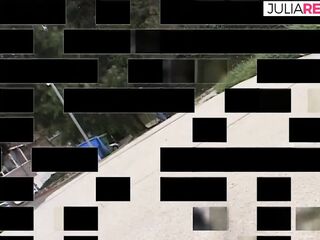 Lascivious wench gets throat filled with cum after a sexy team fuck