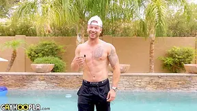 Muscular Travis Castro Jacks Off Intensely - GAY XxX