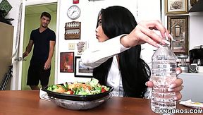 Desirable MILF Selena Santana screwed deep in her vagina in a doggy position