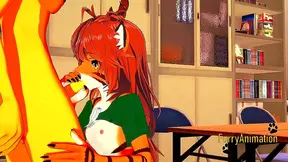 Futa Dog Tigress Tease Until Explosive 3D Creampie cumshot Fest