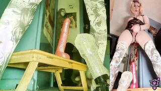 Plumbing Fleshlight & Fuck Stick Together With Cumplay Jessica Bloom