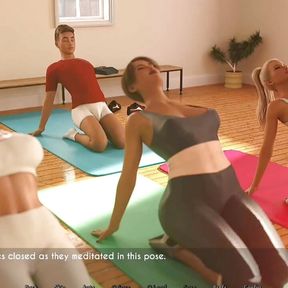 AWAM #42 Yoga session with super hot girls