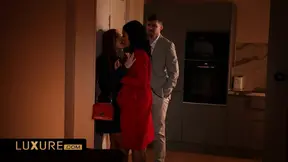 Night of freedom with hot redhead and brunette in 3some