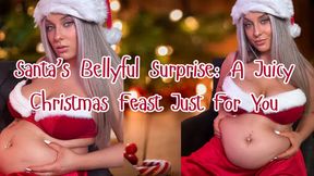 Santa’s Bellyful Surprise: A Juicy Christmas Feast Just For You