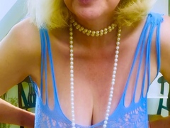Gorgeous Mature Blonde Solo Masturbation