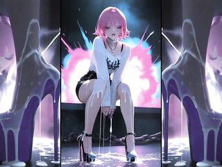 Ultra High Heels full of cum