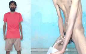 Rajesh Playboy 993 Masturbating Big Cock and Cumming in the Jar Nude Jerking Blowjob Handjob Big Cumshot