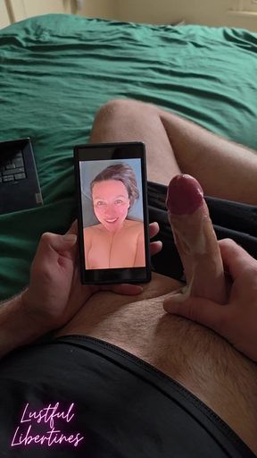 Accidental facetime with my stepMoms MILF best friend turned in to a horny call she is an insatiable hairy mature