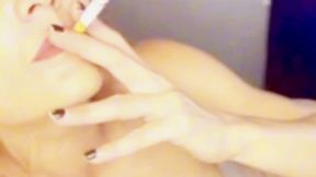 Smoking Dildo Blowjob
