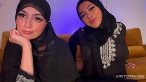 two horny hijabis help break your fast with a joi