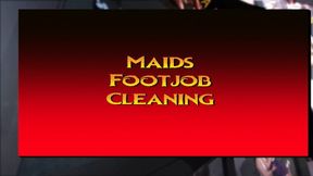 Housemaids Footjob Cleaning 2