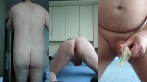 nackt geiler spass mit dem neuen kondom