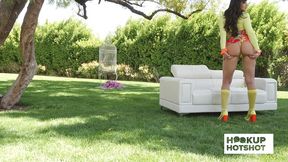 bts - pawg sasha pearl spreads her thick ass in a photoshoot!