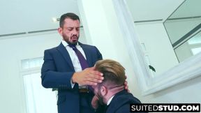 Manuel Scalco slobbers all over Joe Gillis’ asshole