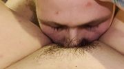 REAL MILF GETS PUSSY SUCKED AND FUCKED CREAMPIE POV