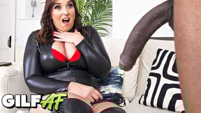 Kneel For Nana! Older Mature Plumper Fucks Black Man