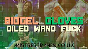 1170 Biogel Gloves Oiled Wand Fuck
