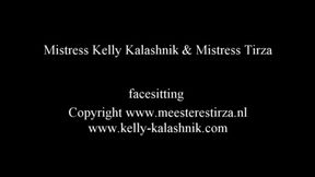 Mistress Tirza and Mistress kelly face sitting 1