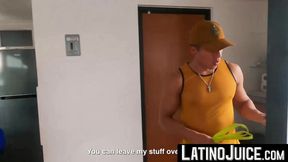 Attractive Enrique Mudu relishes Diego Lunas hot and creamy release