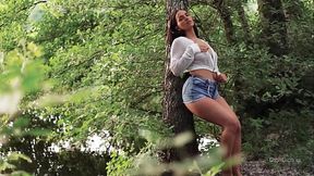 Claudia bavel nude in the forest