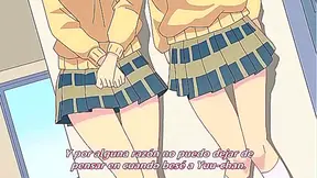 Yuri Anime Duo Engage in Sweet Passive Romance with Sakura