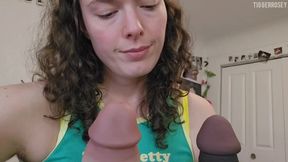 Max and Dirk try huge sex toys on their big dicks
