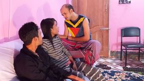 Swap session: Babe shares cock&#x1F346; and action with two guys