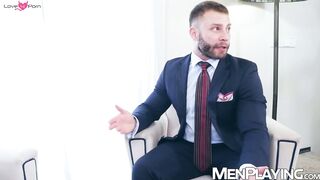 Latino Diego Reyes and Jonathan Miranda mutually breed raw and deep