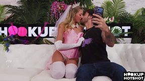 blonde addison vod.ka hot steamy encounter