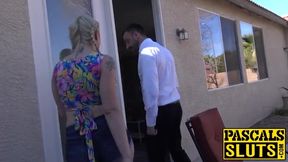 Leyla Falcon gets her ass fucked by a cock and vegetables