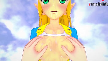 I rescue Zelda so I fuck her hard | breat of the wild | Full (Membership extra scenes)