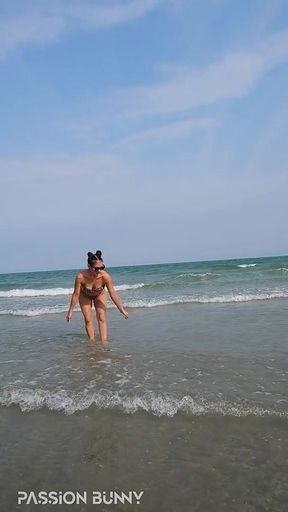 Beauty Chill and Walking on the Beach