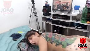 avisei que ia gozar e a mandy may continuo a sentar