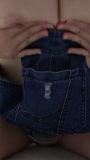 Japanese Babe Kotono Morishita in Blue Jean Overalls Showing Off   Clip 1