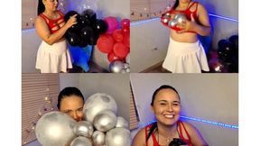 The Queen of Balloons Explodes Garland