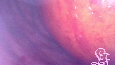 POV of the Apple entering her Ass 🍎