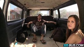 Yurizan Beltran'_s First Ride On the Bus 25