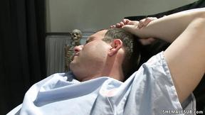 ”big black dick transgender doc anal fucks man”