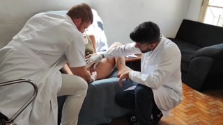 I went to the gynecologist and the dirty doctors ate me