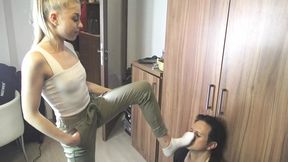 sneaker socks domination by princess kirstin
