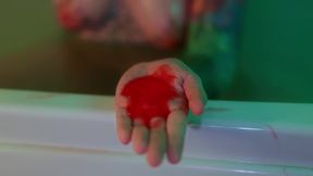 Bath Ritual Turns to Hard Dildo Riding &amp; Intense Orgasm