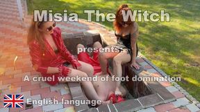 A cruel week end of foot domination