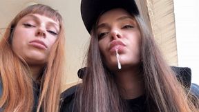 Double POV Spitting And Dirty Sneaker Soles Worship (MP4 HD 1080p)