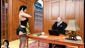 Hot brunette dominated by fugly boss in sexy massage