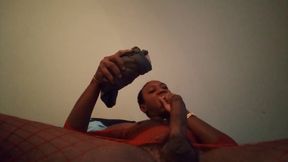 Deepthroating Me Gets Me Hard While I Have a Anal Toy on My Dick Til I Cum