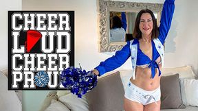 Get your throat ravaged by a lustful cheerleader's latex-clad lips
