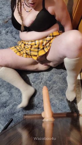 I Suction A 9 Inch Dildo And Play With It Doggy Style And Missionary